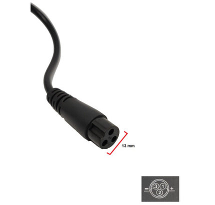 Įkroviklis 54.6V 2A GX16 ( 48V Baterijai ) su ventiliatoriumi
