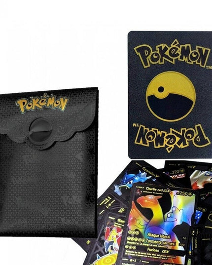 Juodos Pokemon kolekcinės kortos 10vnt. TCG Black - Limited Edition
