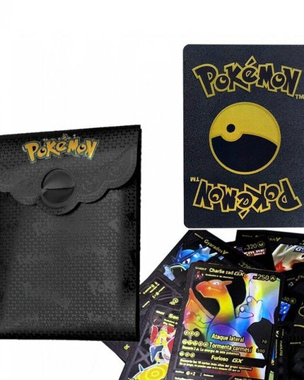 Juodos Pokemon kolekcinės kortos 10vnt. TCG Black - Limited Edition