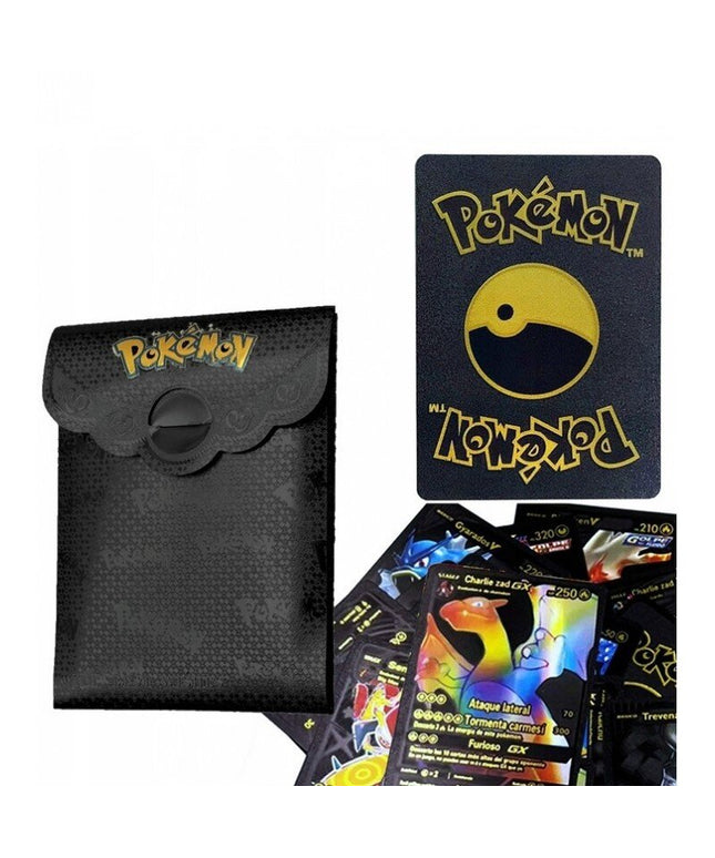 Juodos Pokemon kolekcinės kortos 10vnt. TCG Black - Limited Edition
