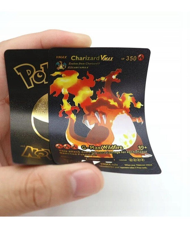 Juodos Pokemon kolekcinės kortos 10vnt. TCG Black - Limited Edition