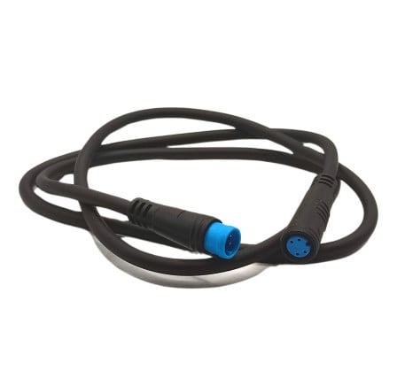 Kabelis / laidas 4pin M + V atsparus vandeniui 70cm