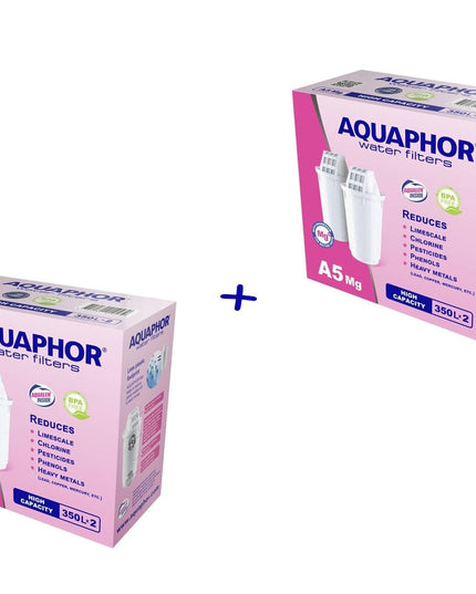 Vandens filtrai Aquaphor A5Mg, 2x2 vnt