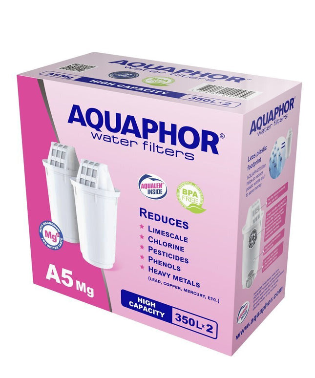 Vandens filtrai Aquaphor A5Mg, 2x2 vnt