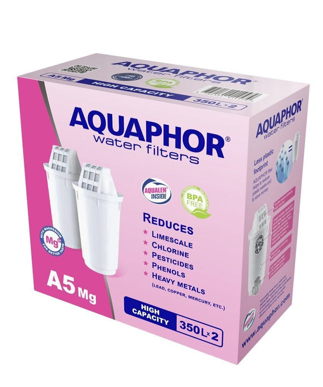 Vandens filtrai Aquaphor A5Mg, 2x2 vnt