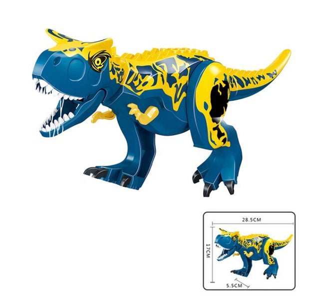 Konstruktoriaus figūrėlė dinozauras Carnotaurus iš Dino Park Jurrasic, 7 d., 28 cm