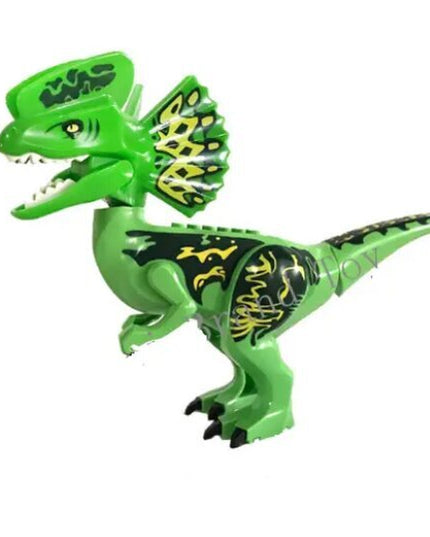 Konstruktoriaus figūrėlė dinozauras Dilophosaurus iš Dino Park Jurrasic, 7 d., 28 cm