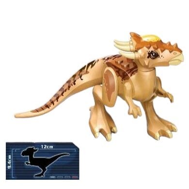 Konstruktoriaus figūrėlė Dinozauras Stygmoloch iš Dino Park Jurrasic, 7 d., 12 cm