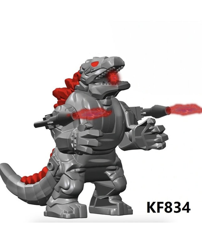 Konstruktoriaus figūrėlė Godzilla iš HeroBricks, 10 cm