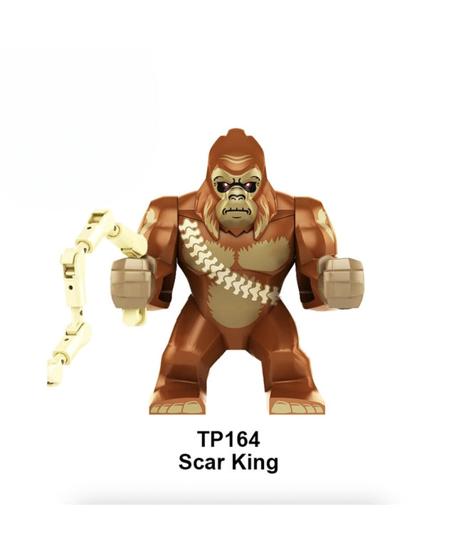 Konstruktoriaus figūrėlė King Kong vs Godzilla iš HeroBricks, 9 cm