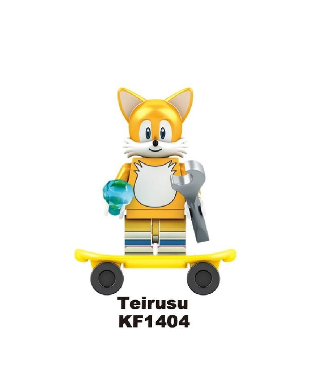 Konstruktoriaus figūrėlė Sonic the Hedgehog iš HeroBricks, 5 cm, KF1404