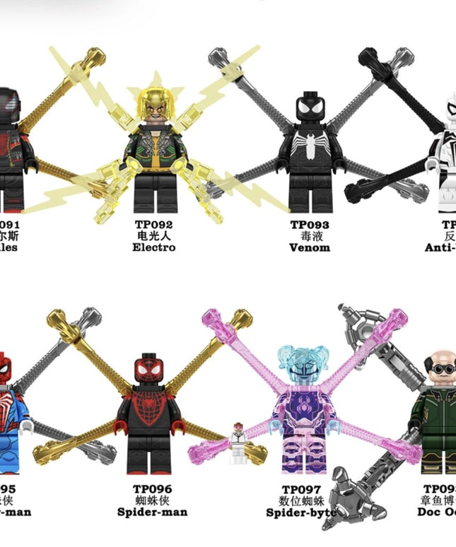 Konstruktoriaus figūrėlė Spider Man iš HeroBricks, 9 cm