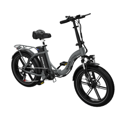 KOOLUX BK6S 4.0 elektrinis dviratis (20"), juoda