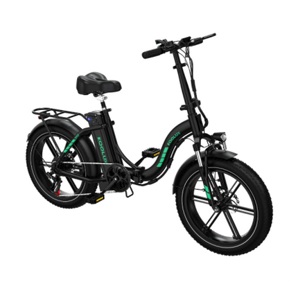 KOOLUX BK6S 4.0 elektrinis dviratis (20"), juoda