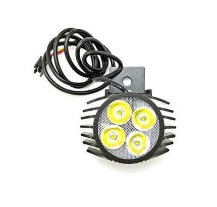 LED žibintas su garso signalu paspirtukui - dviračiui 12-80 V