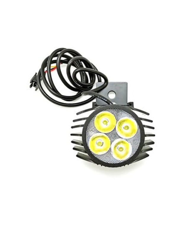 LED žibintas su garso signalu paspirtukui - dviračiui 12-80 V
