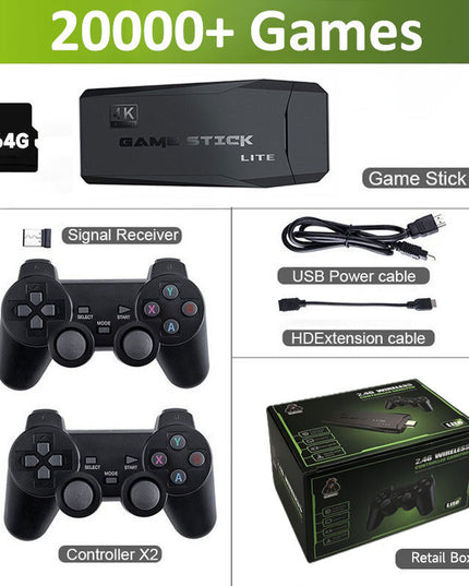 Retro žaidimų konsolė M8 4k HD, su 10000 žaidimų