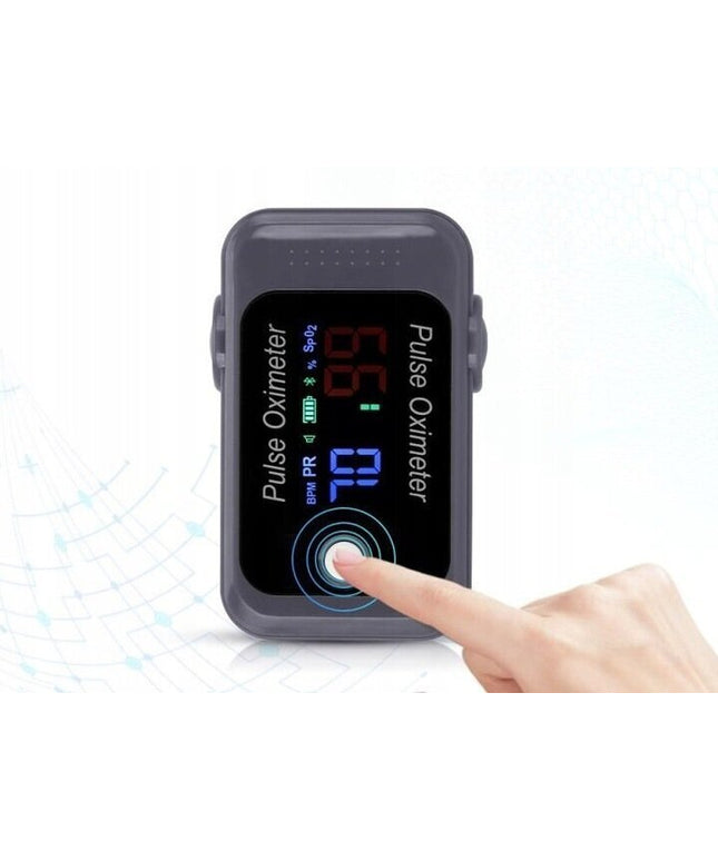 Medicininis pulsoksimetras Berry BM1000C, su Bluetooth ir programa iOS, Android