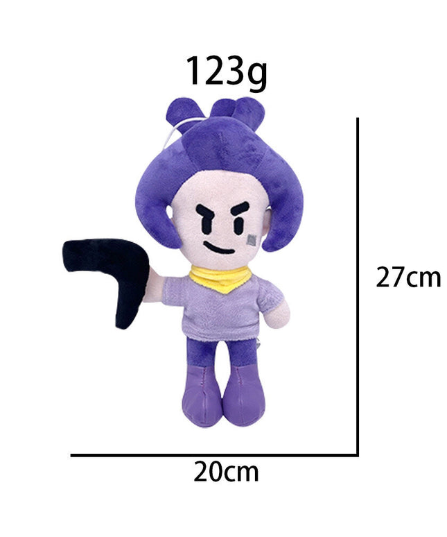 Minkštas pliušinis žaislas HappyJoe Brawl Stars Shelly, 27 cm