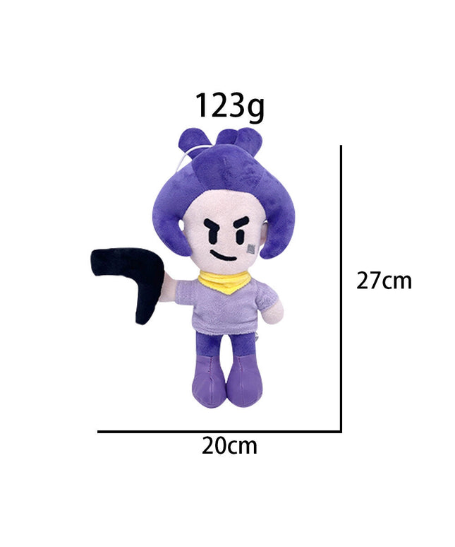 Minkštas pliušinis žaislas HappyJoe Brawl Stars Shelly, 27 cm