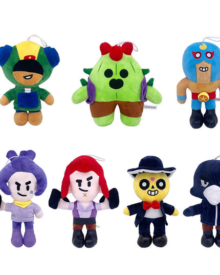 Minkštas pliušinis žaislas HappyJoe Brawl Stars Shelly, 27 cm