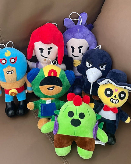 Minkštas pliušinis žaislas HappyJoe Brawl Stars Shelly, 27 cm