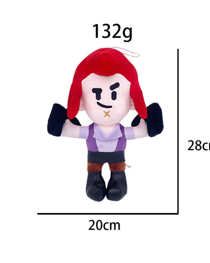 Minkštas pliušinis žaislas HappyJoe Brawl Stars Colt, 28 cm