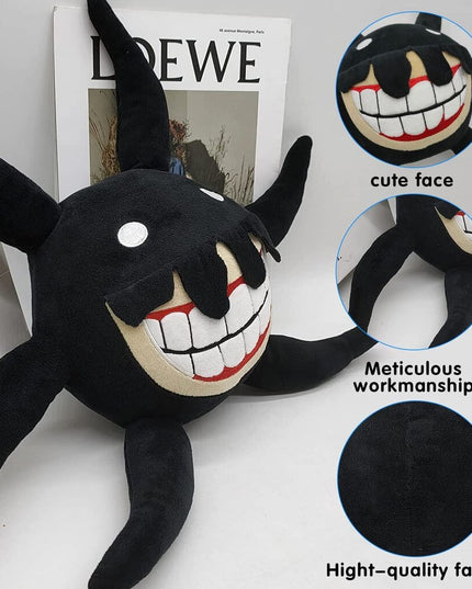 Minkštas pliušinis žaislas Rainbow Friends Monster Horror Black, 30 cm