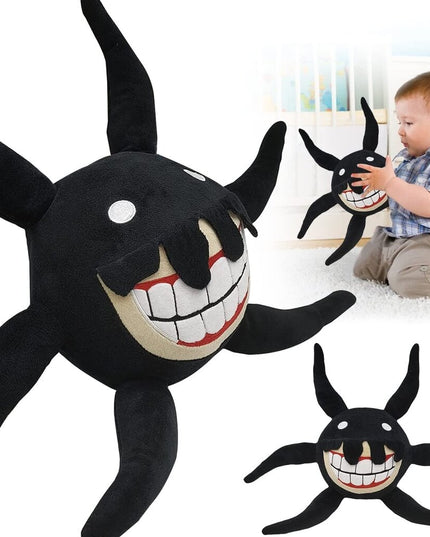Minkštas pliušinis žaislas Rainbow Friends Monster Horror Black, 30 cm