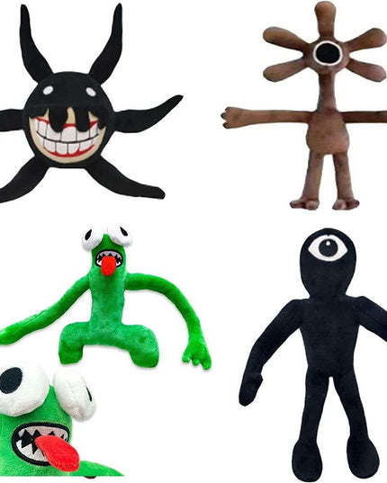 Minkštas pliušinis žaislas Rainbow Friends Monster Horror Black, 30 cm