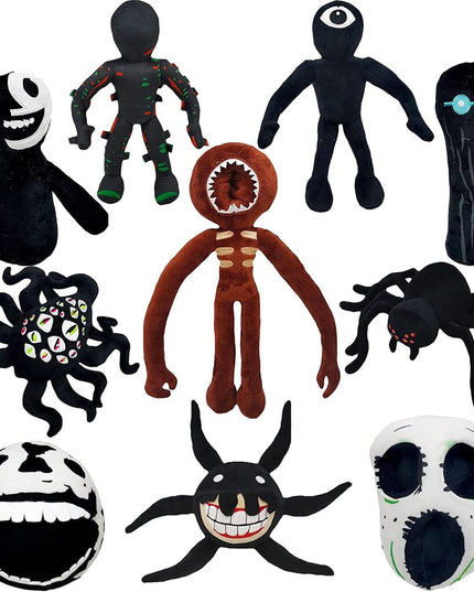 Minkštas pliušinis žaislas Rainbow friends Monster Horror, Brown Monster, 30 cm