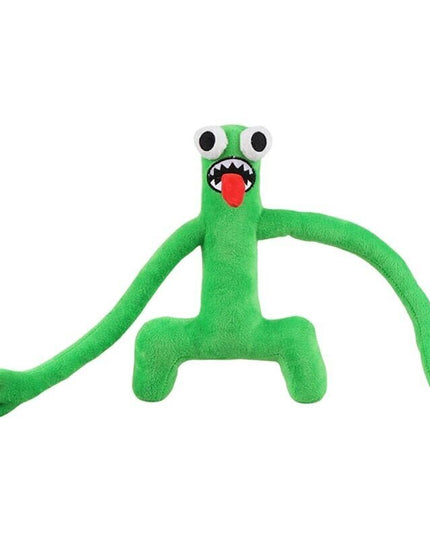 Minkštas pliušinis žaislas Rainbow friends, žaliasis ilgarankis, 30 cm