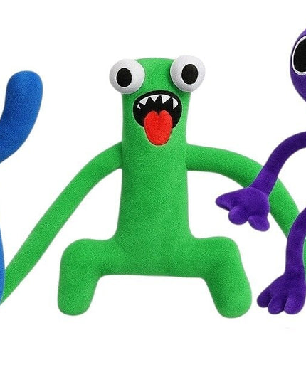 Minkštų pliušinių žaislų Rainbow friends komplektas, 3 draugai