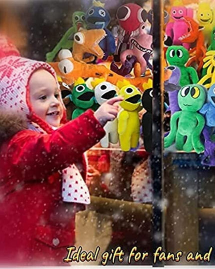 Minkštų pliušinių žaislų Rainbow friends komplektas, 3 draugai