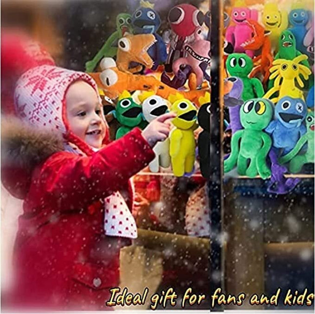 Minkštų pliušinių žaislų Rainbow friends komplektas, 3 draugai