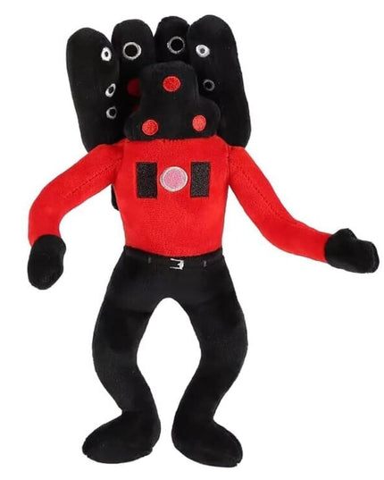 Minkštų žaislų rinkinys HappyJoe Skibidi Toilet 5 vnt, 25cm