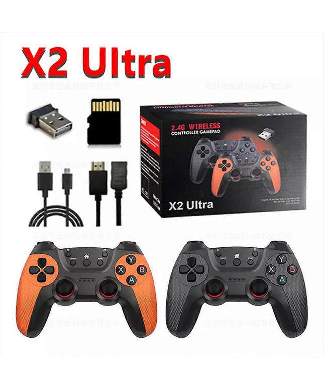 TV žaidimų konsolė X2 Ultra Video Game Stick, 4K HD, su 30000 žaidimų, 128G