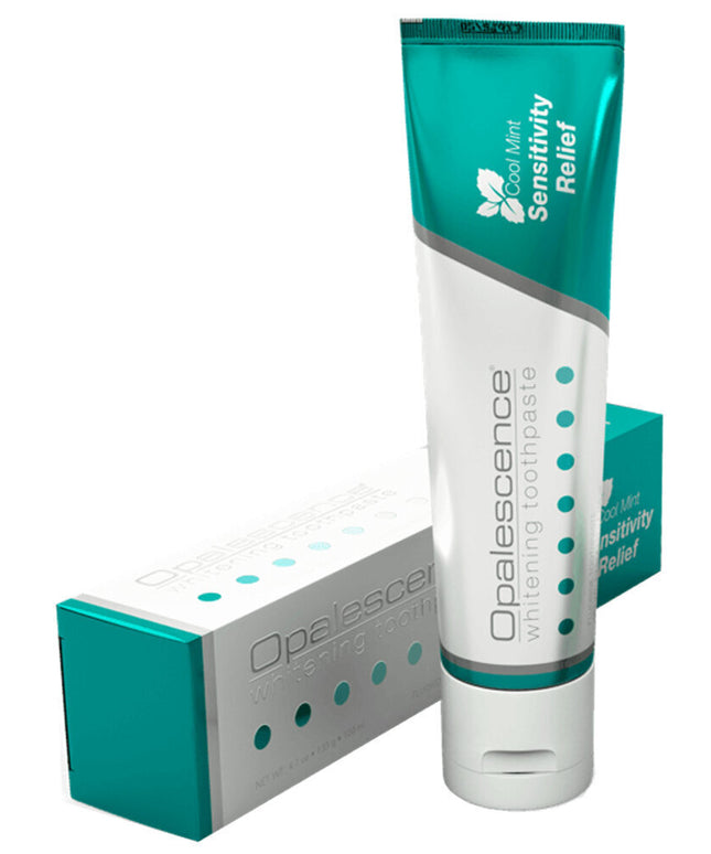 Nujautrinanti dantų pasta „Opalescence Sensitivity Relief“, 100 ml