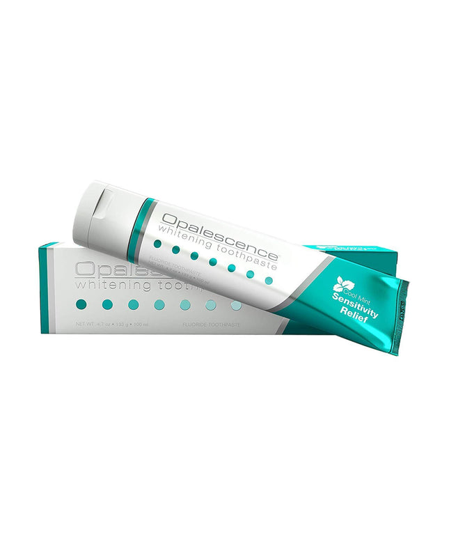 Nujautrinanti dantų pasta „Opalescence Sensitivity Relief“, 100 ml