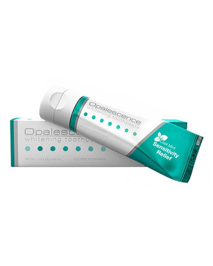 Nujautrinanti dantų pasta „Opalescence Sensitivity Relief“, 2 x 100 ml