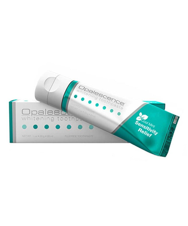 Nujautrinanti dantų pasta „Opalescence Sensitivity Relief“, 2 x 100 ml