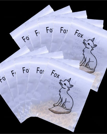 Ortodontiniai elastikai Fox Soft, 3 x 100 vnt
