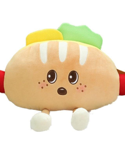 Pliušinis žaislas-pagalvė HappyJoe Hot Dog, 30 cm