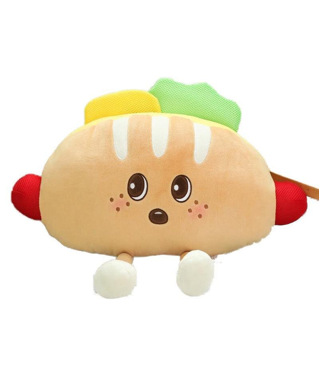 Pliušinis žaislas-pagalvė HappyJoe Hot Dog, 30 cm