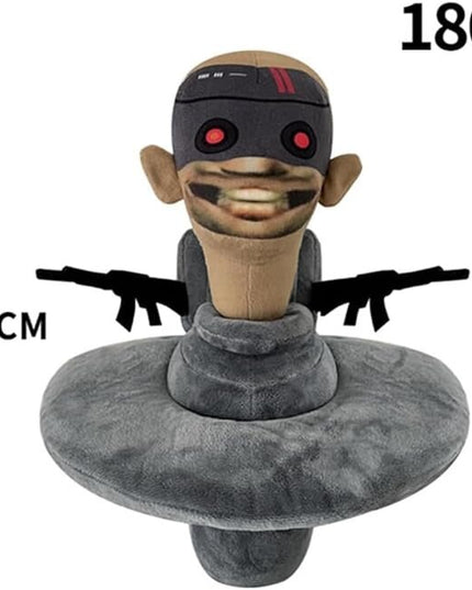 Pliušinis žaislas HappyJoe Skibidi Toilet Armed, 27 cm