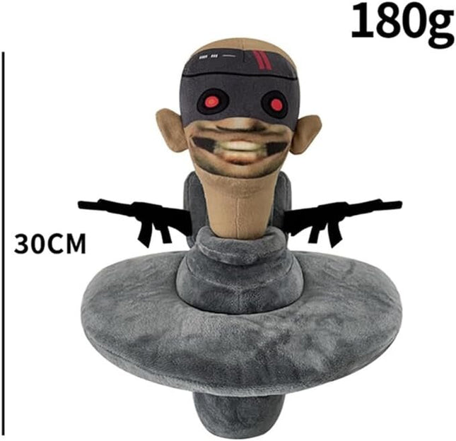 Pliušinis žaislas HappyJoe Skibidi Toilet Armed, 27 cm