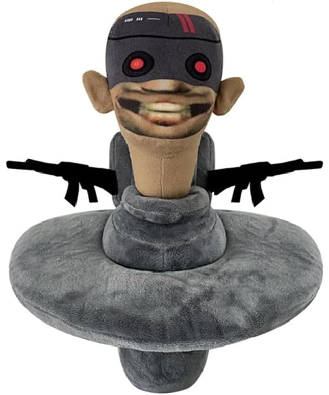 Pliušinis žaislas HappyJoe Skibidi Toilet Armed, 27 cm