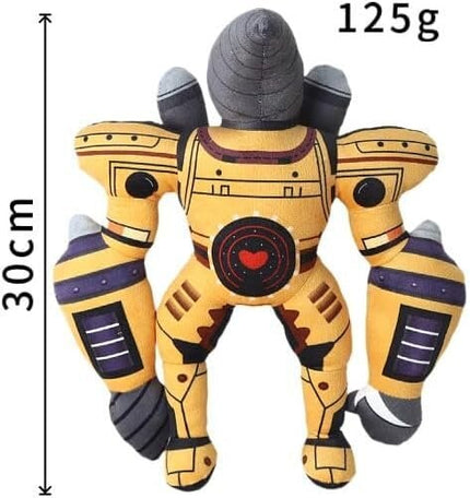Pliušinis žaislas HappyJoe Skibidi Toilet, King Drill, 30 cm