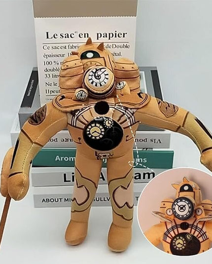 Pliušinis žaislas HappyJoe Skibidi Toilet, King Drill, 30 cm
