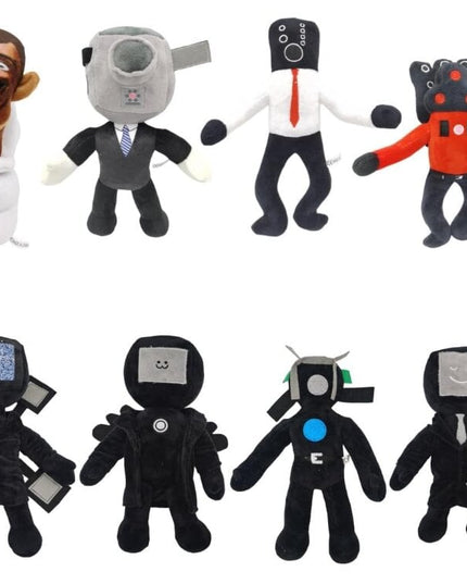 Pliušinis žaislas HappyJoe Skibidi Toilet, TV Man Titan, 25 cm